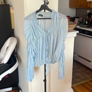 Chiffon ruffle shirt from Missyempre